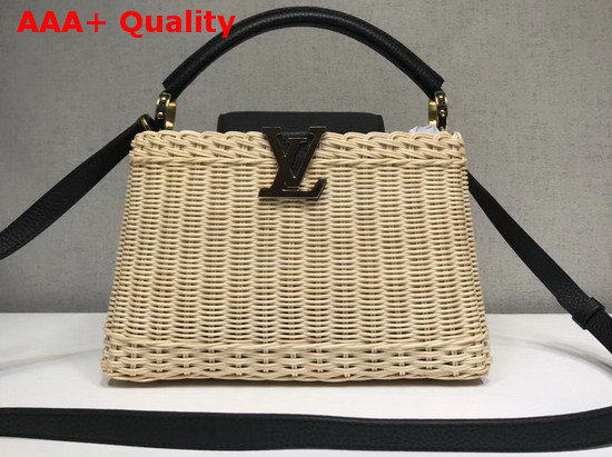 Louis Vuitton Woven Capucines PM Wicker and Calf Leather Replica