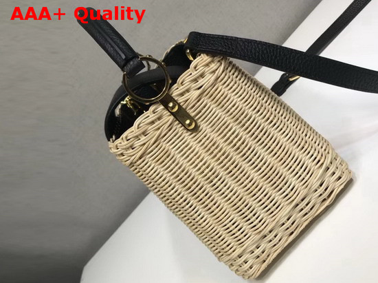 Louis Vuitton Woven Capucines PM Wicker and Calf Leather Replica