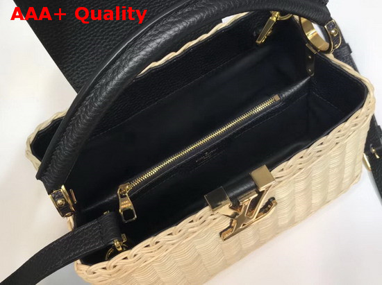 Louis Vuitton Woven Capucines PM Wicker and Calf Leather Replica