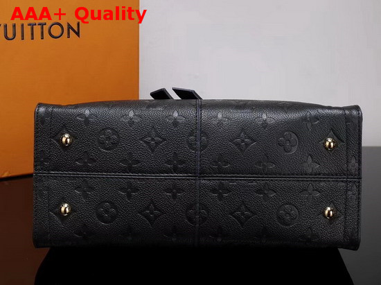 Louis Vuitton Zipped Handbag PM Monogram Empreinte Black M54196 Replica