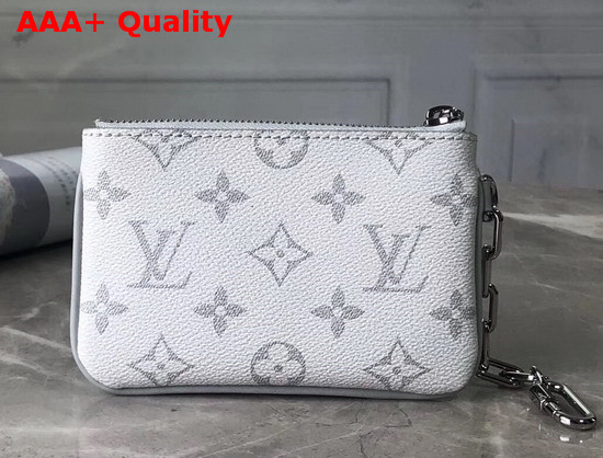 Louis Vuitton Zipped Pouch PM Monogram White Canvas M67809 Replica