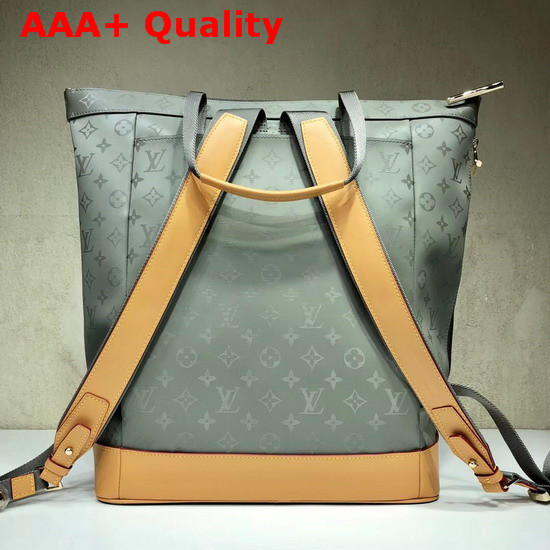 Louis Vuitton Zipped Tote Monogram Titanium Coated Canvas M43887 Replica