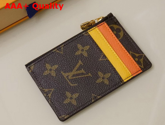 Louis Vuitton Zippy Card Holder with Printed Bear Monogram Canvas Replica