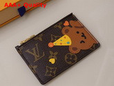 Louis Vuitton Zippy Card Holder with Printed Bear Monogram Canvas Replica