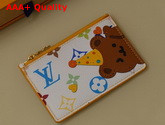 Louis Vuitton Zippy Card Holder with Printed Bear Multicolor Monogram Canvas Replica