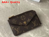 Louis Vuitton Zippy Coin Card Holder in Monogram Canvas and Fuchsia Taiga Leather Replica