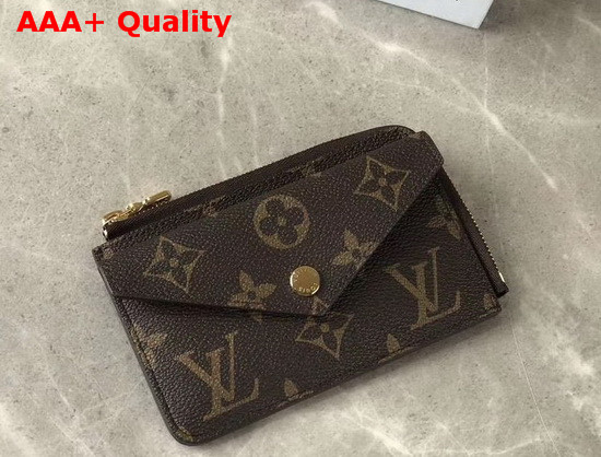 Louis Vuitton Zippy Coin Card Holder in Monogram Canvas and Fuchsia Taiga Leather Replica