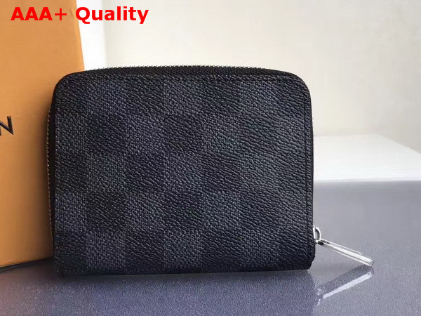 Louis Vuitton Zippy Coin Purse Damier Graphite Canvas Replica