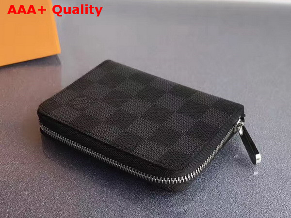 Louis Vuitton Zippy Coin Purse Damier Graphite Canvas Replica