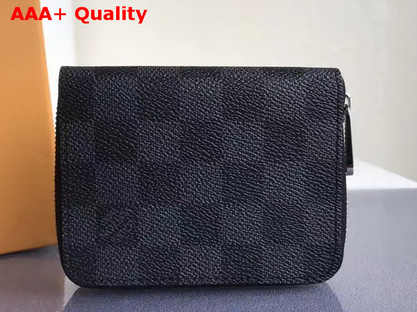 Louis Vuitton Zippy Coin Purse Damier Graphite Canvas Replica