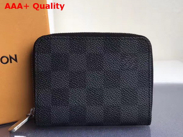 Louis Vuitton Zippy Coin Purse Damier Graphite Canvas Replica