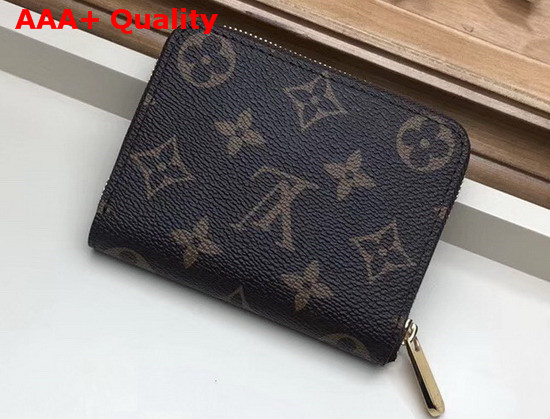 Louis Vuitton Zippy Coin Purse in Monogram Canvas Decorated with Locks Keys and Monogram Flowers M64118 Replica