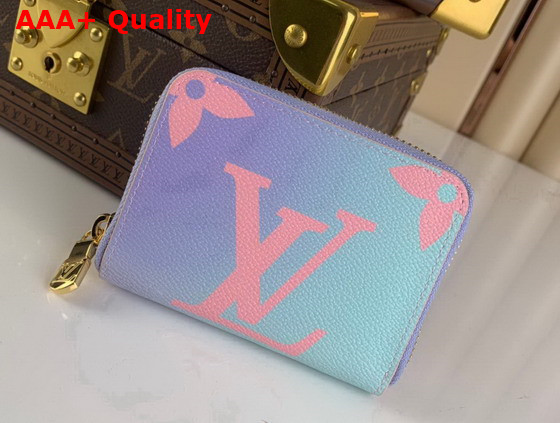 Louis Vuitton Zippy Coin Purse in Multicolor Giant Monogram Canvas Replica