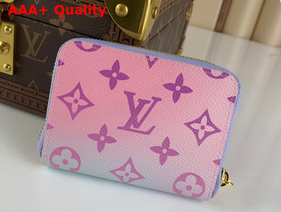 Louis Vuitton Zippy Coin Purse in Multicolor Giant Monogram Canvas Replica