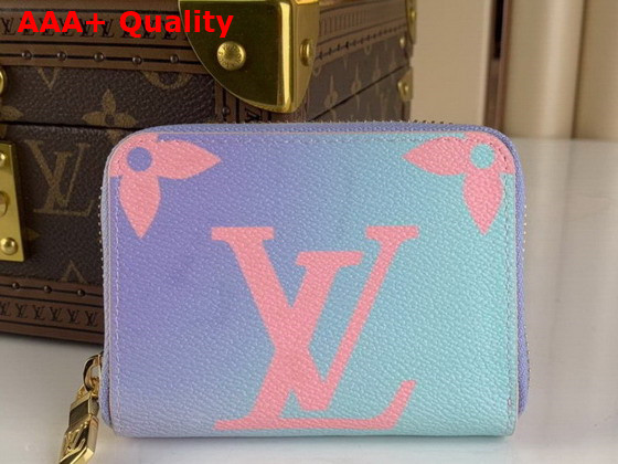 Louis Vuitton Zippy Coin Purse in Multicolor Giant Monogram Canvas Replica