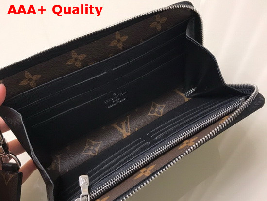 Louis Vuitton Zippy Dragonne Monogram Canvas with Black Leather Trim M69407 Replica