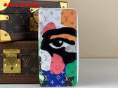 Louis Vuitton Zippy Vertical Wallet in Multicolor Monogram Coated Canvas and Cowhide Leather M82590 Replica