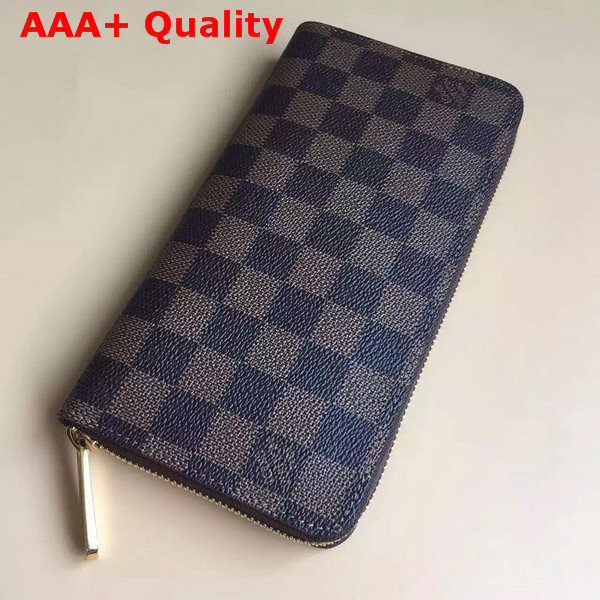 Louis Vuitton Zippy Wallet Damier Ebene Canvas N41661 Replica