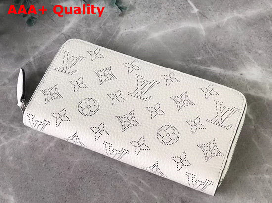 Louis Vuitton Zippy Wallet Ivory Mahina Perforated Calfskin Leather M61869 Replica