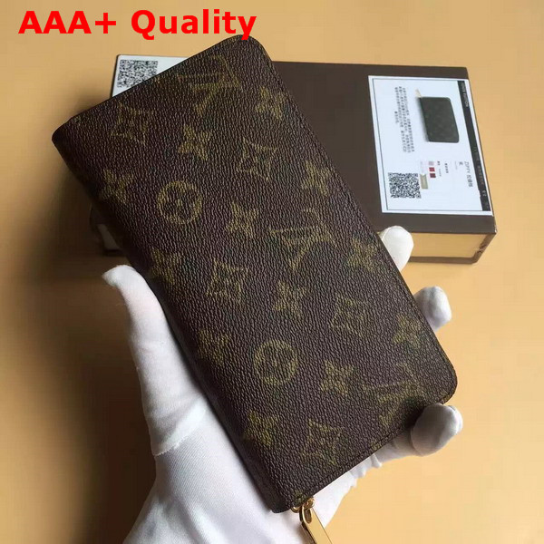 Louis Vuitton Zippy Wallet Monogram Canvas Fuchsia M41895 Replica