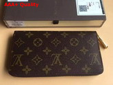 Louis Vuitton Zippy Wallet Monogram Canvas Fuchsia M41895 Replica