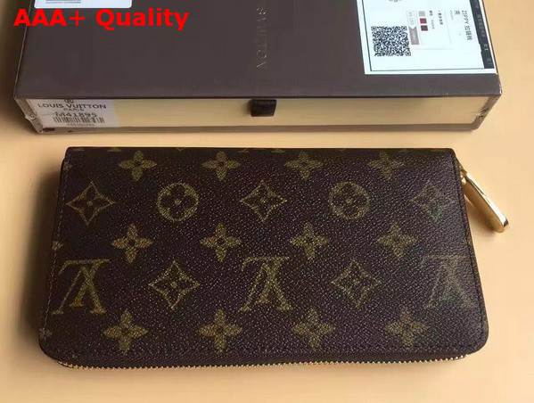 Louis Vuitton Zippy Wallet Monogram Canvas Fuchsia M41895 Replica