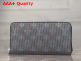 Louis Vuitton Zippy Wallet Monogram LV Pop Blue Replica