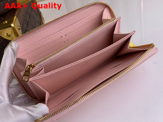 Louis Vuitton Zippy Wallet Pink Monogram Empreinte Leather M81279 Replica