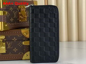 Louis Vuitton Zippy Wallet Vertical Damier Infini Leather N63548 Replica