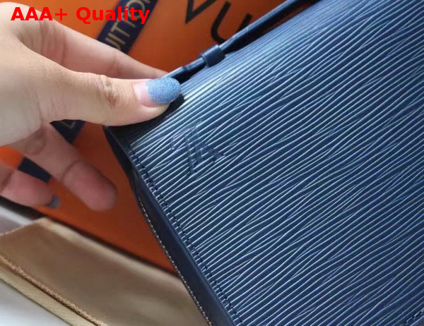 Louis Vuitton Zippy XL Wallet Blue Epi Leather Replica