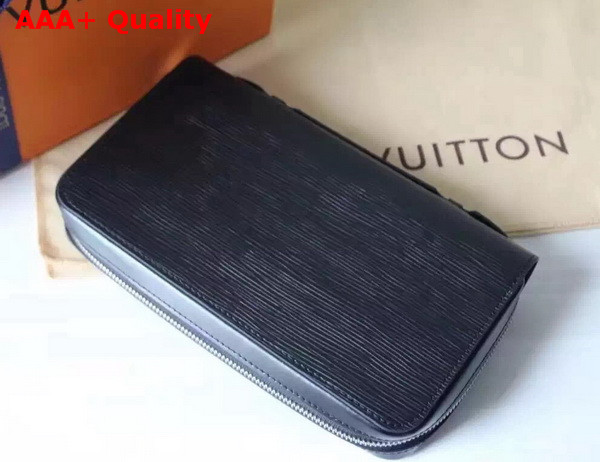 Louis Vuitton Zippy XL Wallet Epi Leather Black Replica