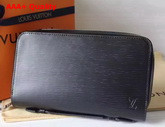 Louis Vuitton Zippy XL Wallet Epi Leather Black Replica