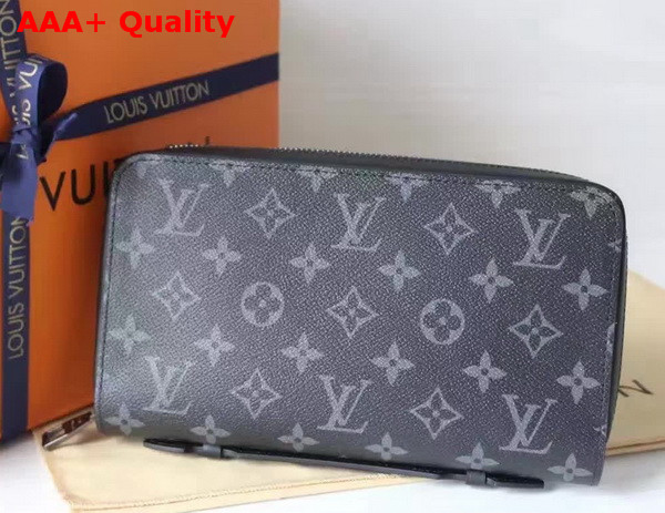 Louis Vuitton Zippy XL Wallet Monogram Eclipse M61698 Replica