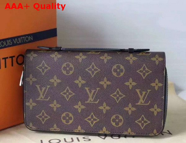 Louis Vuitton Zippy XL Wallet Monogram Macassar Canvas M61506 Replica