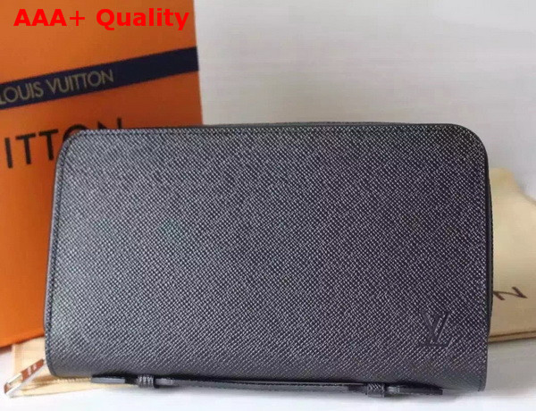 Louis Vuitton Zippy XL Wallet Taiga Leather Ardoise M42097 Replica