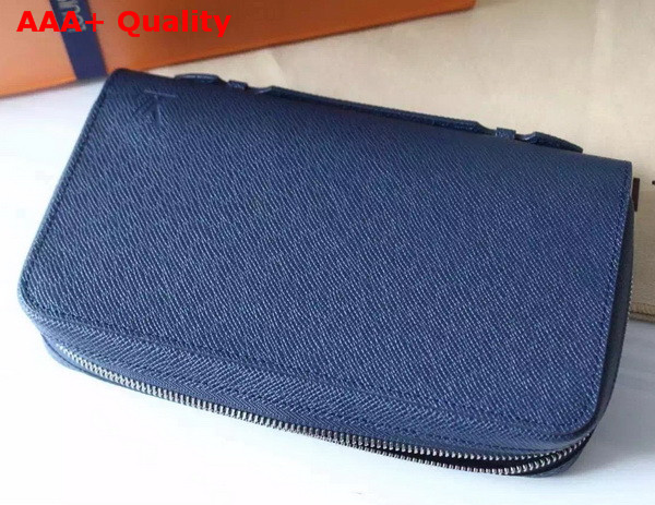 Louis Vuitton Zippy XL Wallet Taiga Leather Ocean M42098 Replica