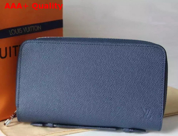 Louis Vuitton Zippy XL Wallet Taiga Leather Ocean M42098 Replica