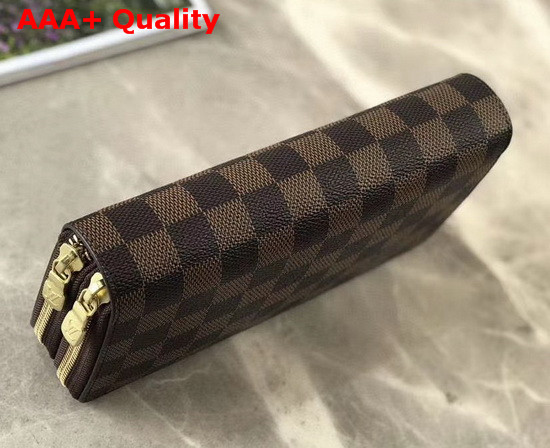 Louis Vuitton Zippy XL Wallet in Damier Ebene Canvas Replica