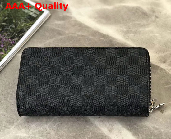 Louis Vuitton Zippy XL Wallet in Damier Graphite Canvas Replica