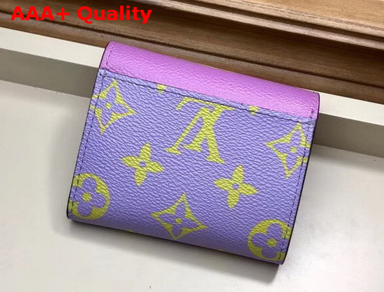 Louis Vuitton Zoe Wallet Pink Lila Monogram Coated Canvas M67670 Replica