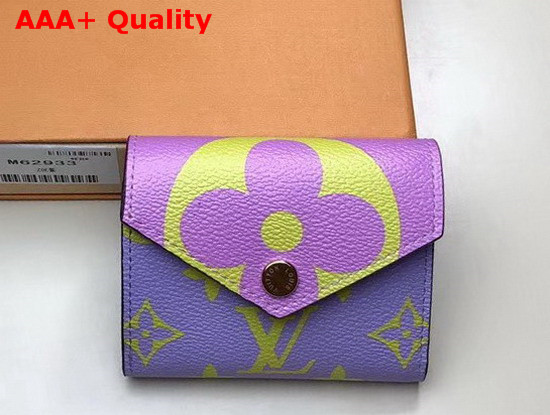 Louis Vuitton Zoe Wallet Pink Lila Monogram Coated Canvas M67670 Replica