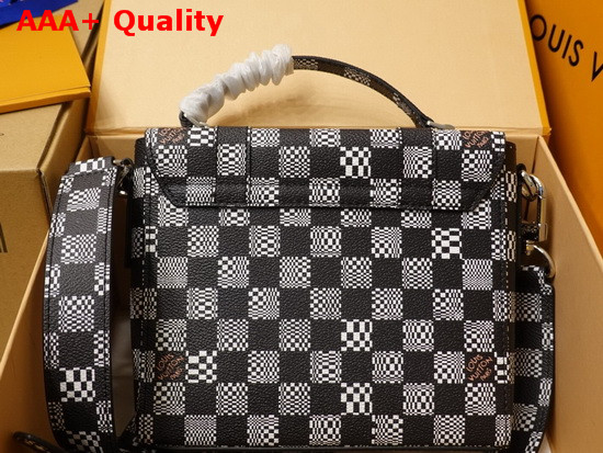 Louis Vuitton Zoooom with Friend Messenger Bag in Black and White Damier Canvas Replica