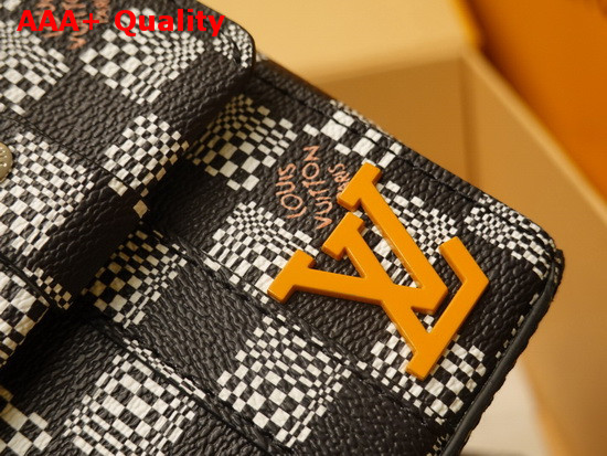 Louis Vuitton Zoooom with Friend Messenger Bag in Black and White Damier Canvas Replica