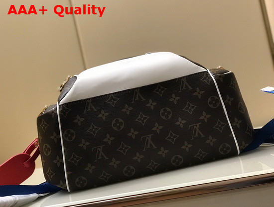 Louis Vuitton and NBA Backpack in Monogram Canvas and White Calf Leather Trim Replica