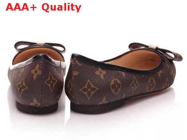 Louis Vuitton ballerina shoes in monogram canvas Replica