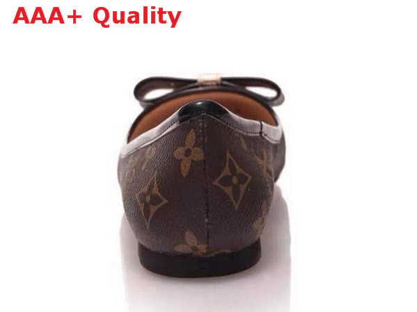 Louis Vuitton ballerina shoes in monogram canvas Replica