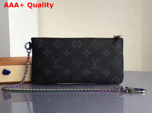 Louis Vuitton iphone Pouch Monogram Eclipse Flash M64433 Replica