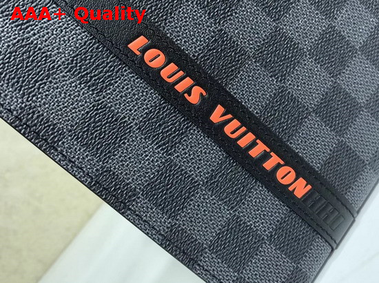 Louis Vuittonhhi 1854 Pochette Voyage MM Damier Graphite Coated Canvas Replica