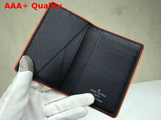 Louis Vuittonhhi Pocket Organiser Damier Graphite Coated Canvas Replica