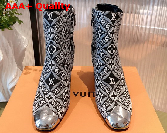 Louise Ankle Boot in Jacquard Since 1854 Textile Replica